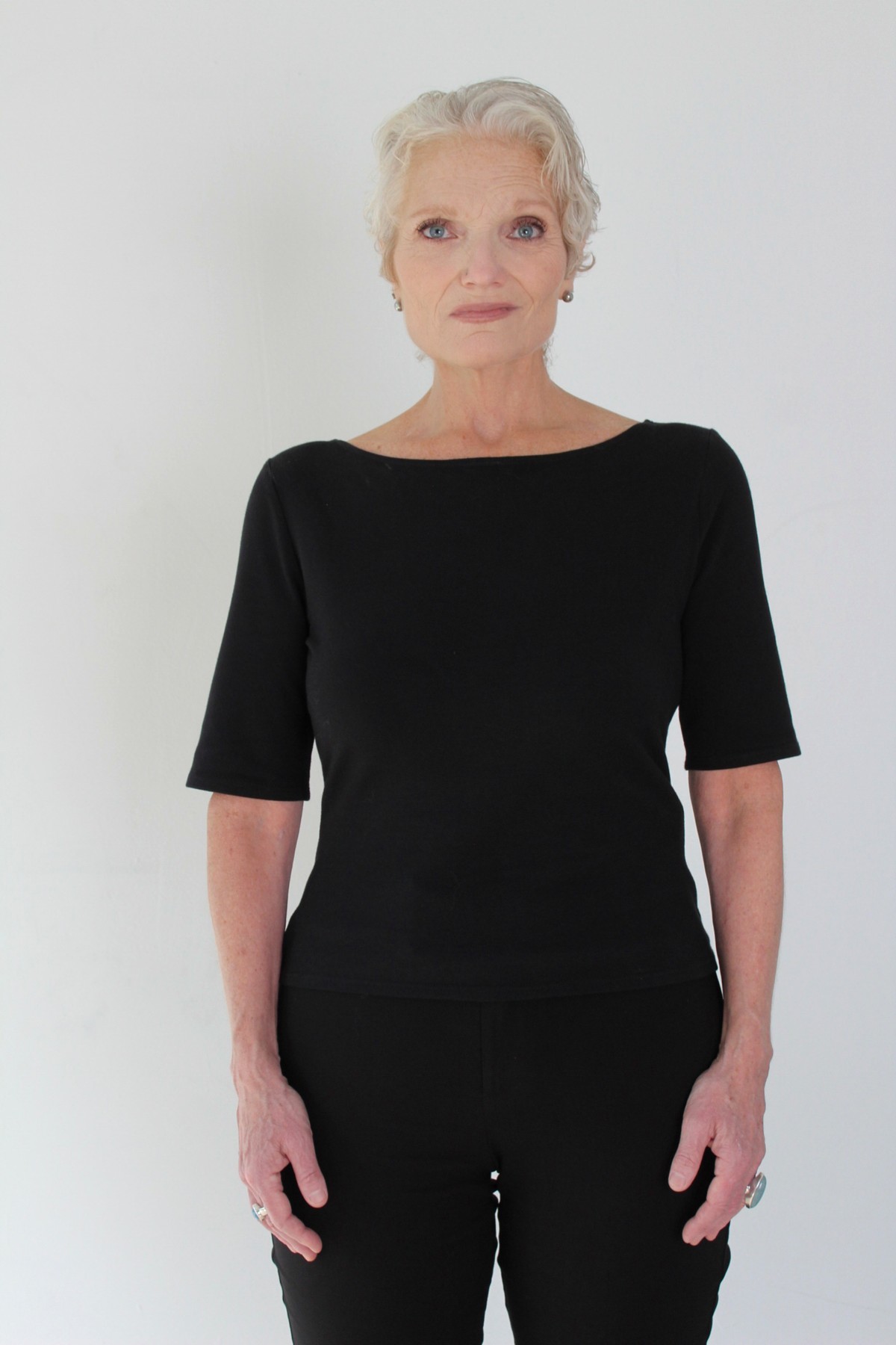 Catherine Handy, three-quarter, black top
