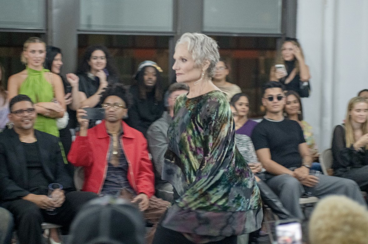 Catherine Handy for Lorie Sadonia at New York Fashion Week, runway